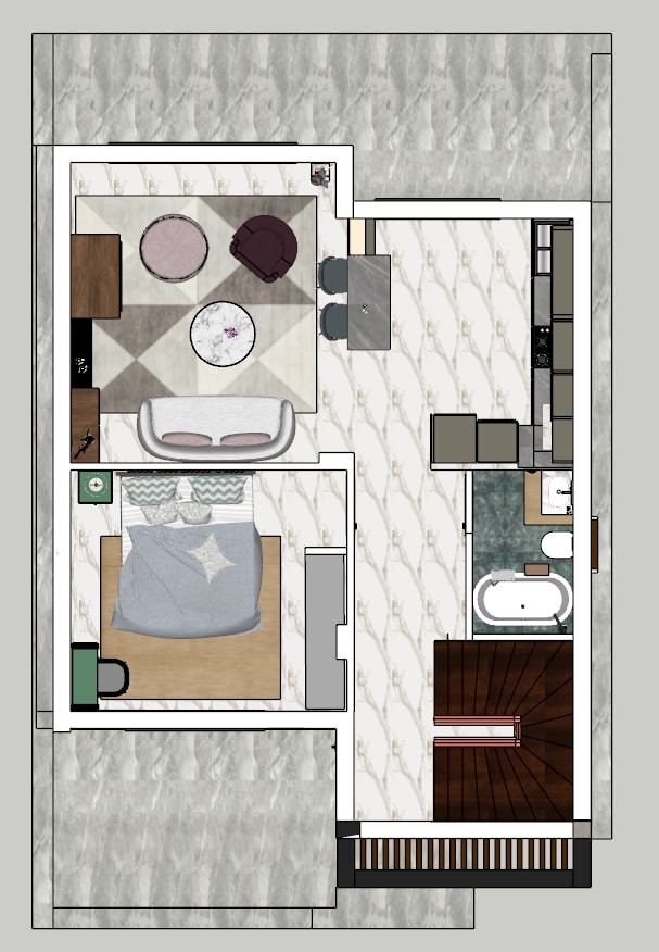 <i class='fa fa-bed text-success'></i>  <i class='fa fa-align-justify text-success'></i> M2 <i class='fa fa-home text-success'></i> 