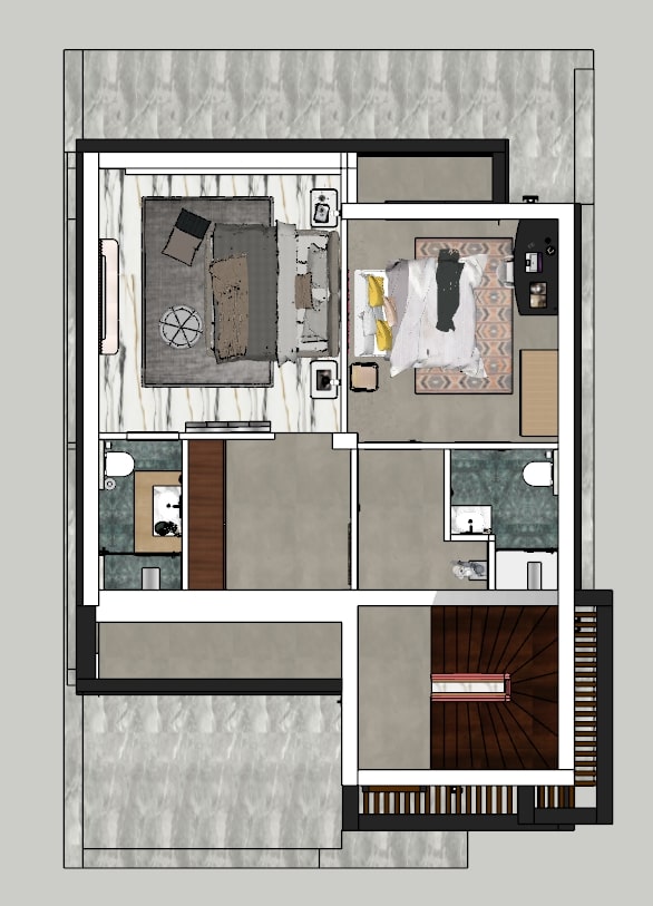 <i class='fa fa-bed text-success'></i>  <i class='fa fa-align-justify text-success'></i> M2 <i class='fa fa-home text-success'></i> 