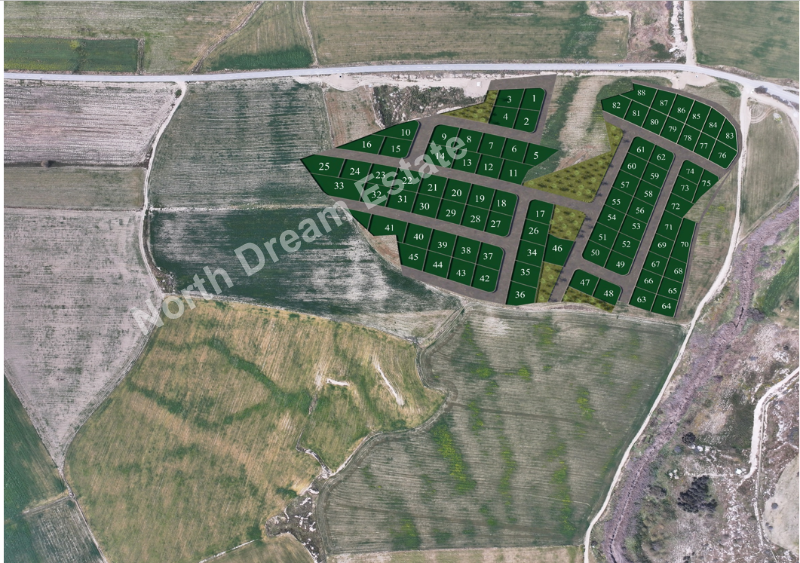 GAZİMAĞUSA ASLANK&Ouml;Y SATILIK PARSELASYON ARSALAR